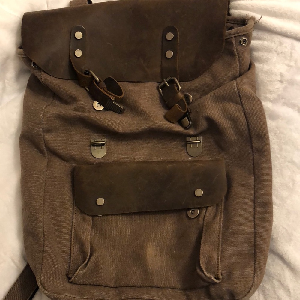Brown Backpack